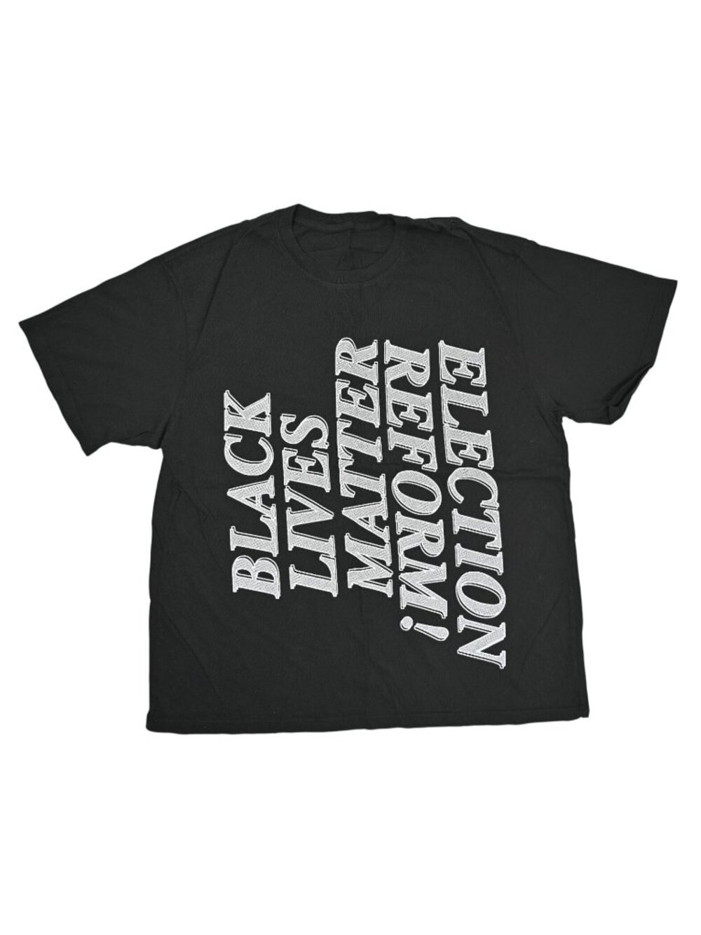 Black Lives Matter Election Reform! DM8H943 T-Shirt in Black